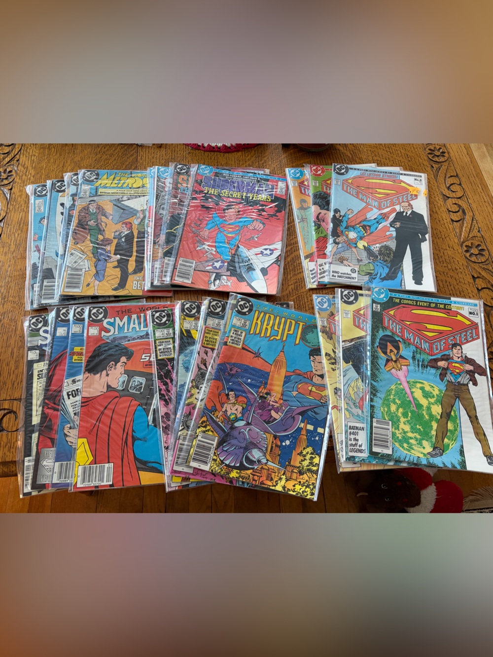 Vintage Superman 22 comics lot. 5 mini series 1985-1988